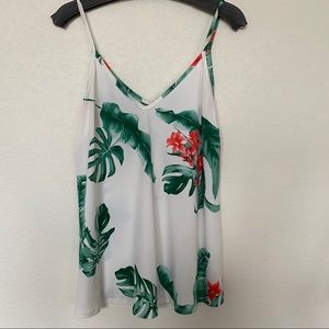 Floral tank top